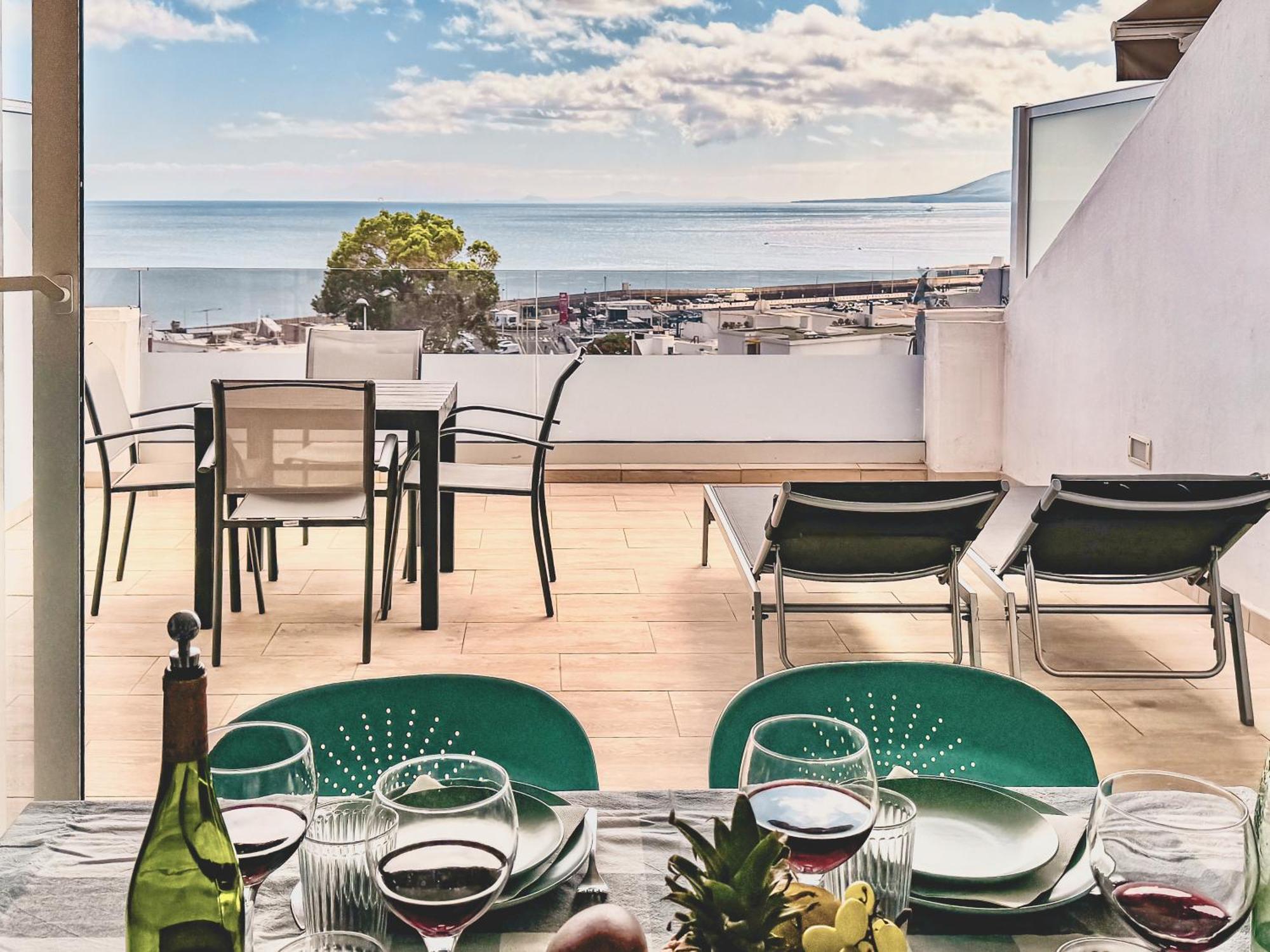 Arthouse Sea View - Acquamarina E Zaffiro Villa Puerto del Carmen  Dış mekan fotoğraf